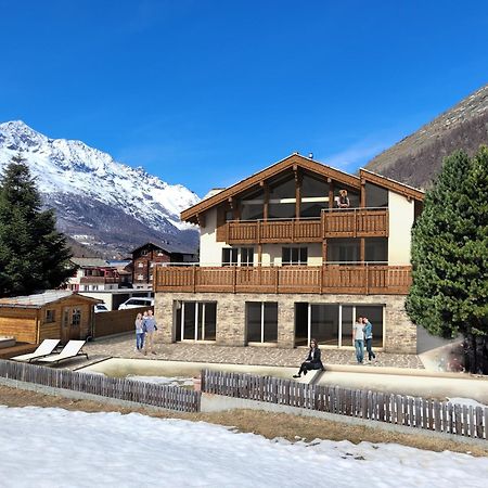 Chalet Wiesengrund Edelweiss 6P Saas-Almagell Esterno foto