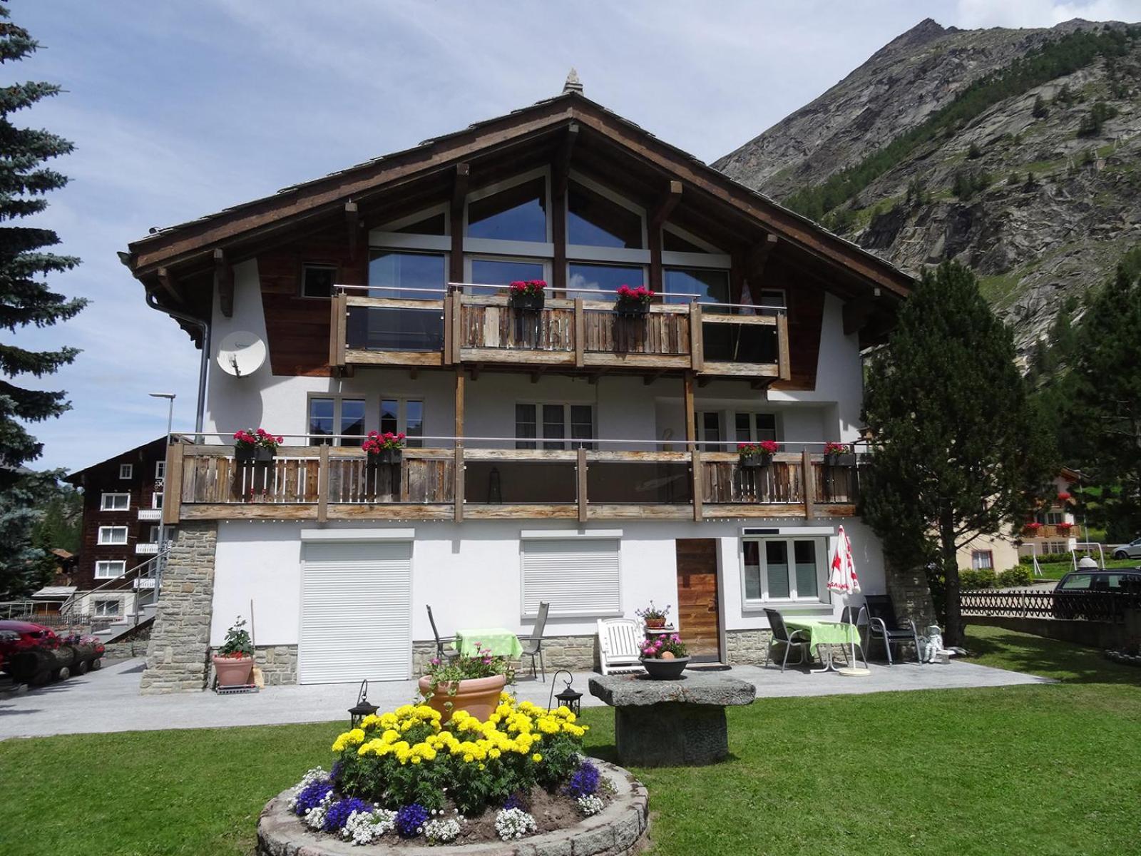 Chalet Wiesengrund Edelweiss 6P Saas-Almagell Esterno foto